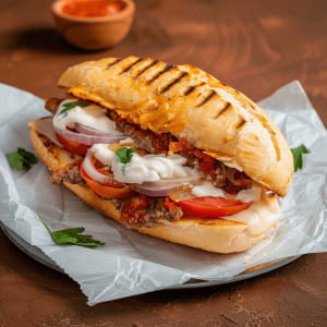 Campero o baguette Diablito. Pizza Nonno